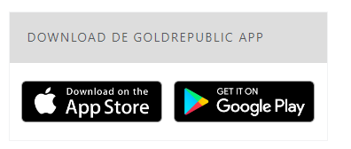 Download de GoldRepublic App in je store
